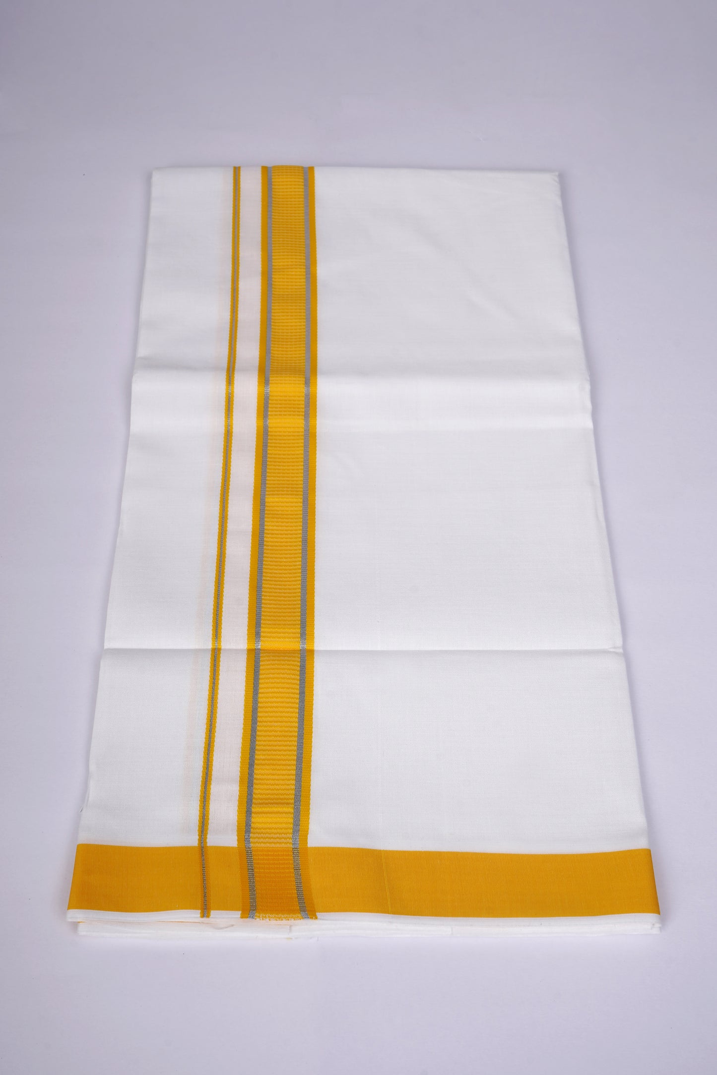 FS-130 W/S DHOTI  1.90 MTR - Yellow