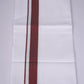 FS-136 W/S DHOTI  2.00 MTR - Dark Violet