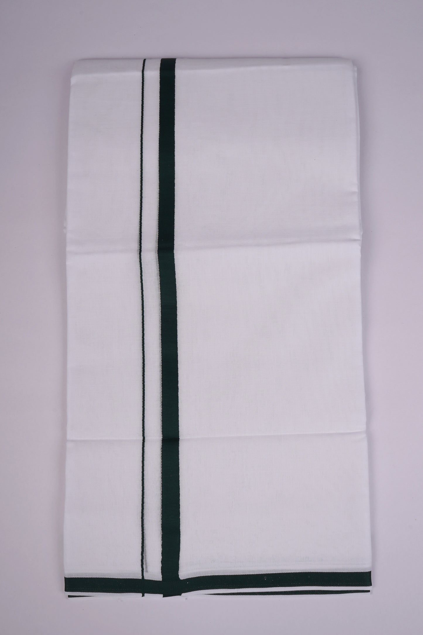HD-24 W/D DHOTI  3.80 MTR-Dark green