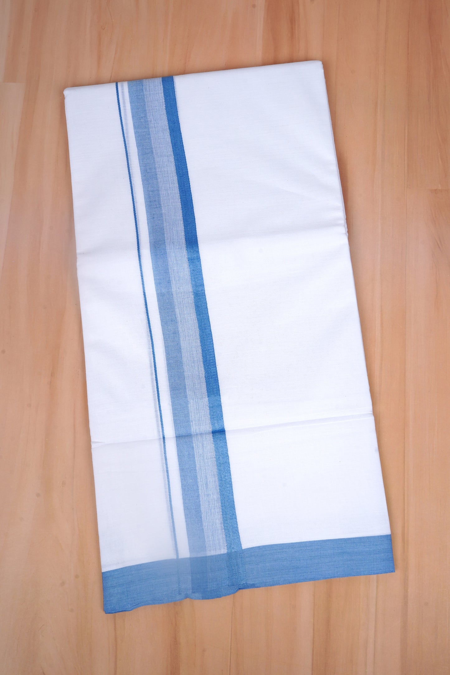FCD-602 W/D DHOTI 3.80 MTR - Sky Blue