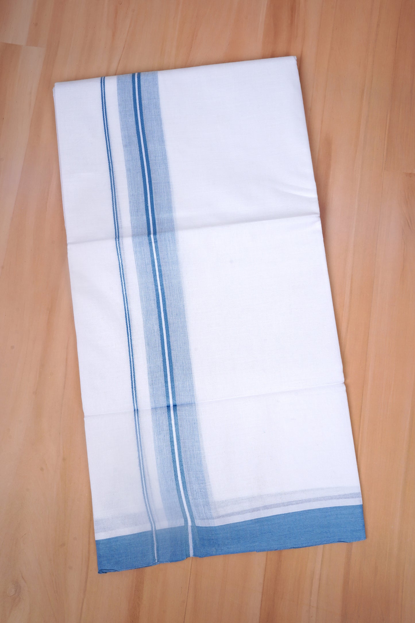 FCD-571 W/D DHOTI 3.80 MTR - Sky Blue