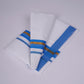 FS-93 W/S DHOTI 2.00 MTR - GOLD PEACOCK BLUE