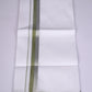 FS-124 W/S DHOTI  1.90 MTR - Silver Green