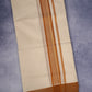 FCD-74C C/D DHOTI  4.00 MTR-Light brown