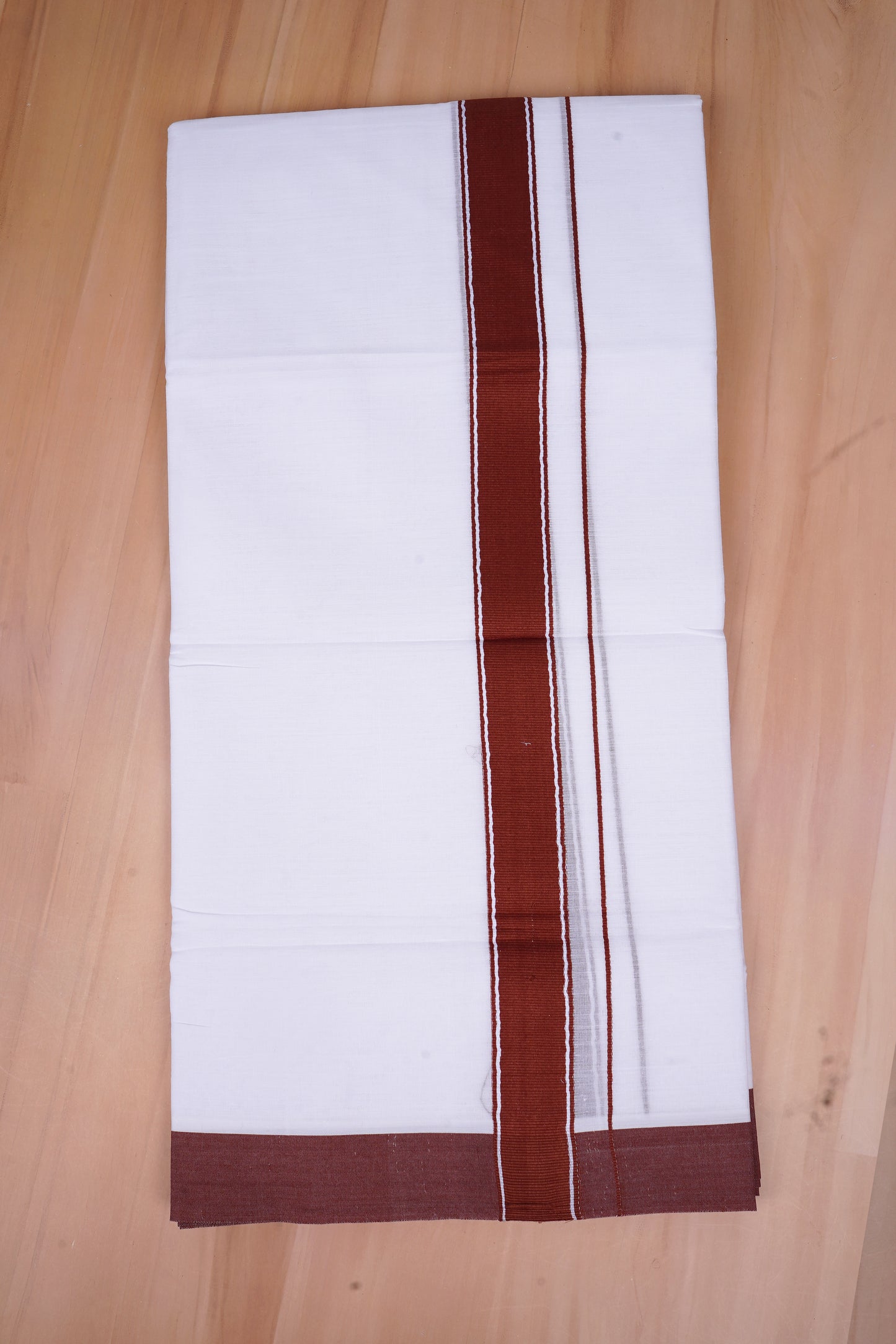 FCD-487 W/D DHOTI 3.80 MTR-Dark Maroon