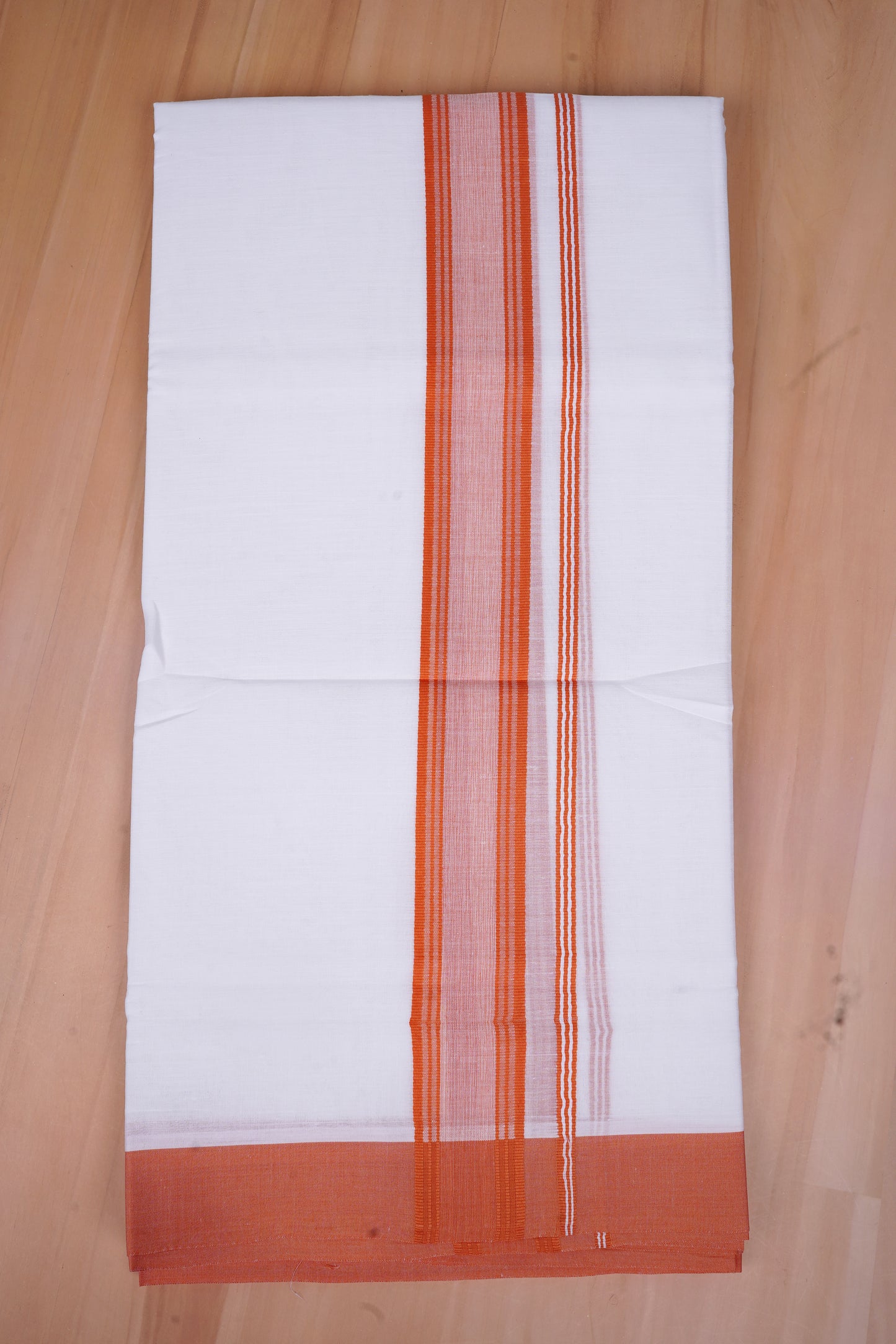 FCD-423 W/D DHOTI 3.80 MTR- Light Brown