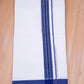 FCD-429 W/D DHOTI 3.80 MTR- Blue