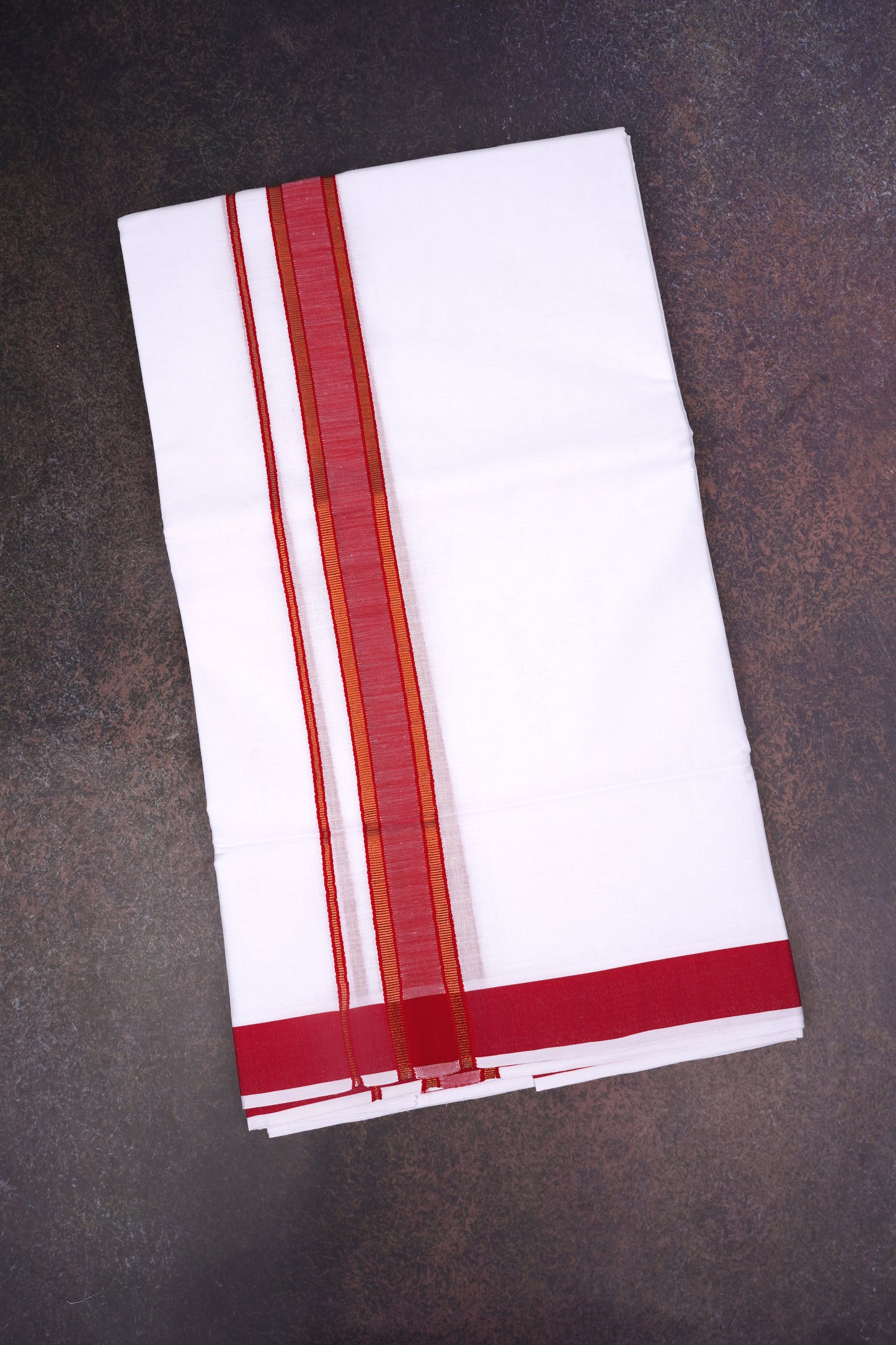FD-176 W/D DHOTI 3.80 MTR-Red