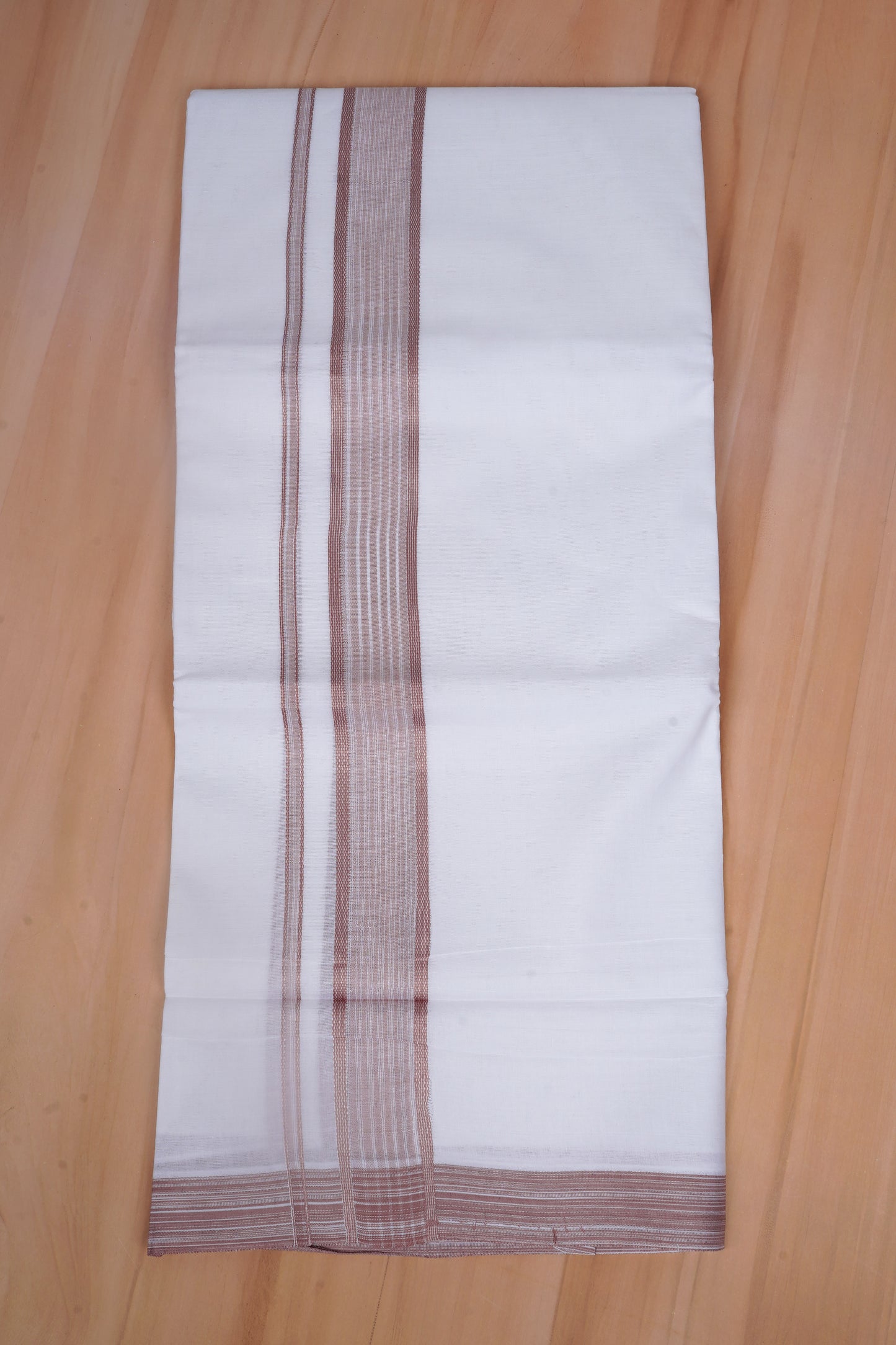 FCD-70 W/D DHOTI 3.80 MTR- Light Brown