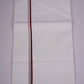 SD-16 WHITE DOUBLE DHOTI  4.00 MTR - Brown