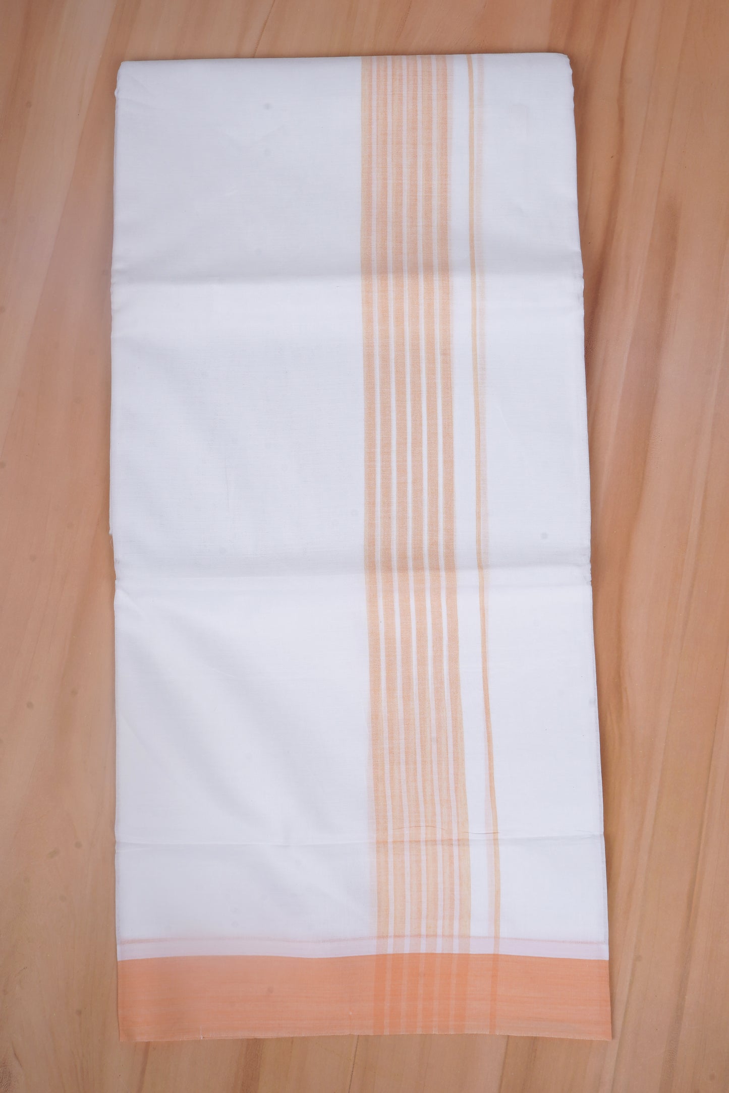 FCD-610 W/D DHOTI 3.80 MTR -  Light Brown