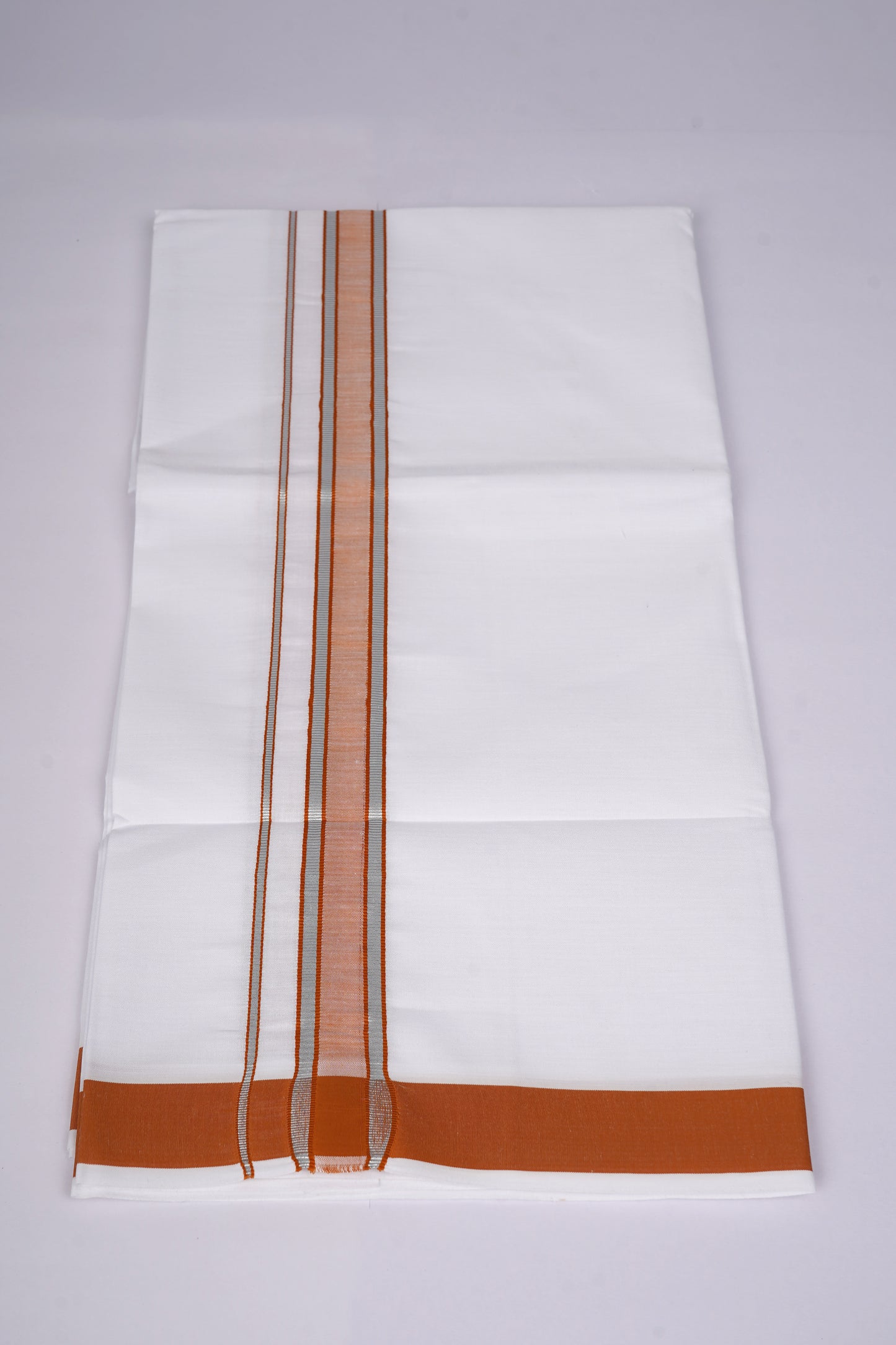 FS-105 W/S DHOTI  2.00 MTR - Dark Orange