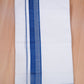 FCD-395 W/D DHOTI 3.80 MTR - Ink Blue