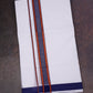 FD-176 W/D DHOTI 3.80 MTR-Dark Blue