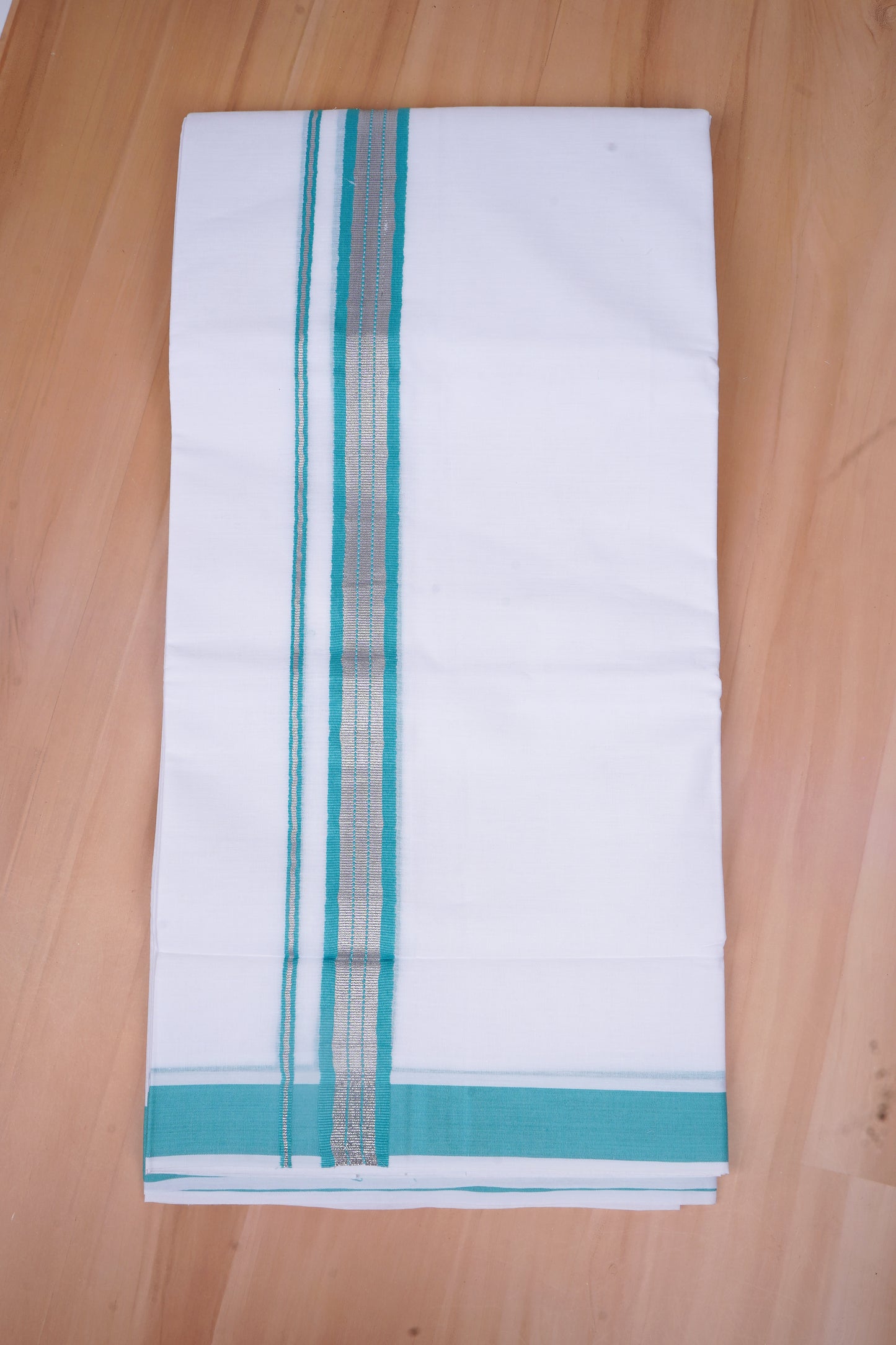 FCD-565 W/D DHOTI 3.80 MTR - Light Blue
