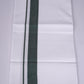 FS-136 W/S DHOTI  2.00 MTR - Dark Green
