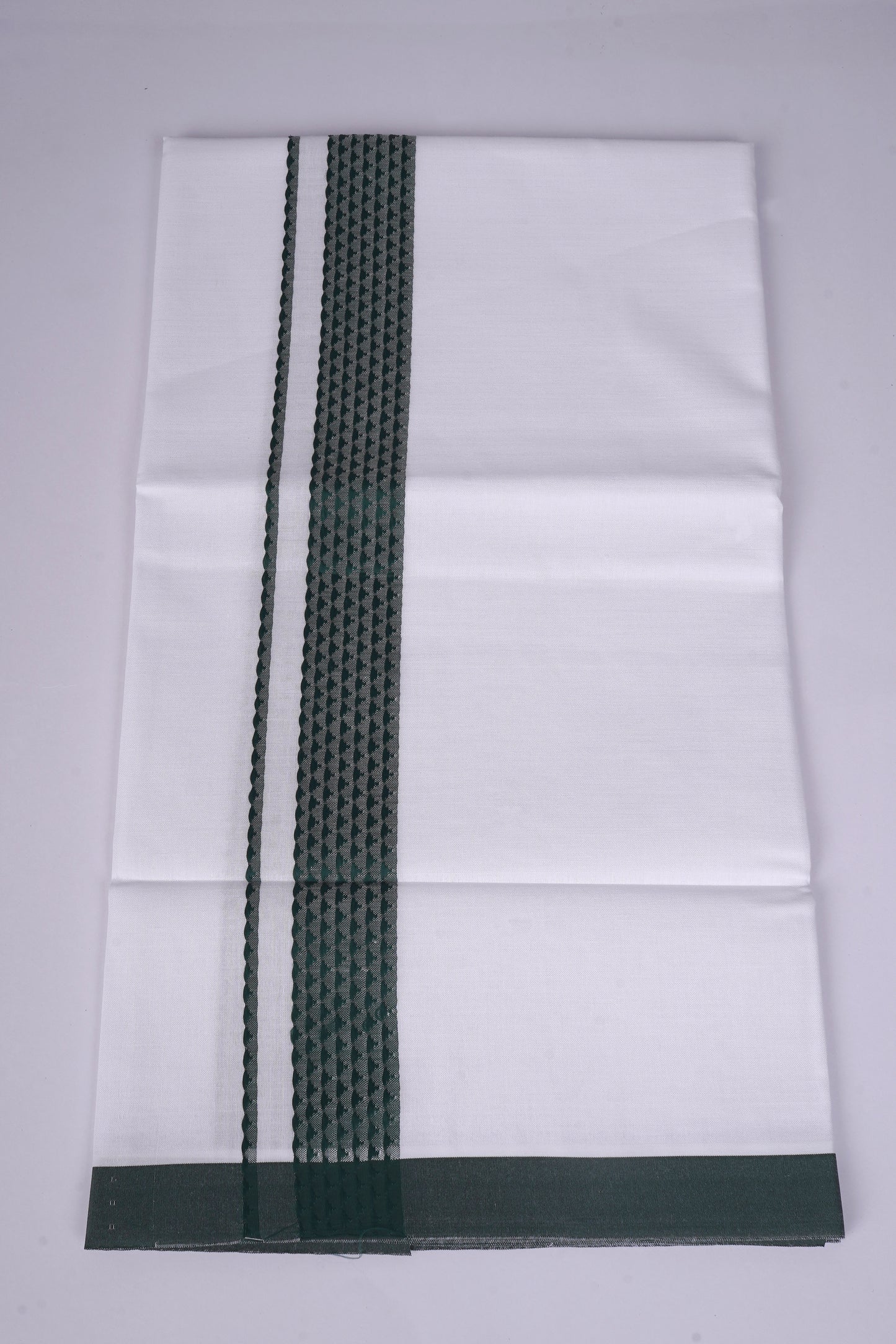 FS-136 W/S DHOTI  2.00 MTR - Dark Green