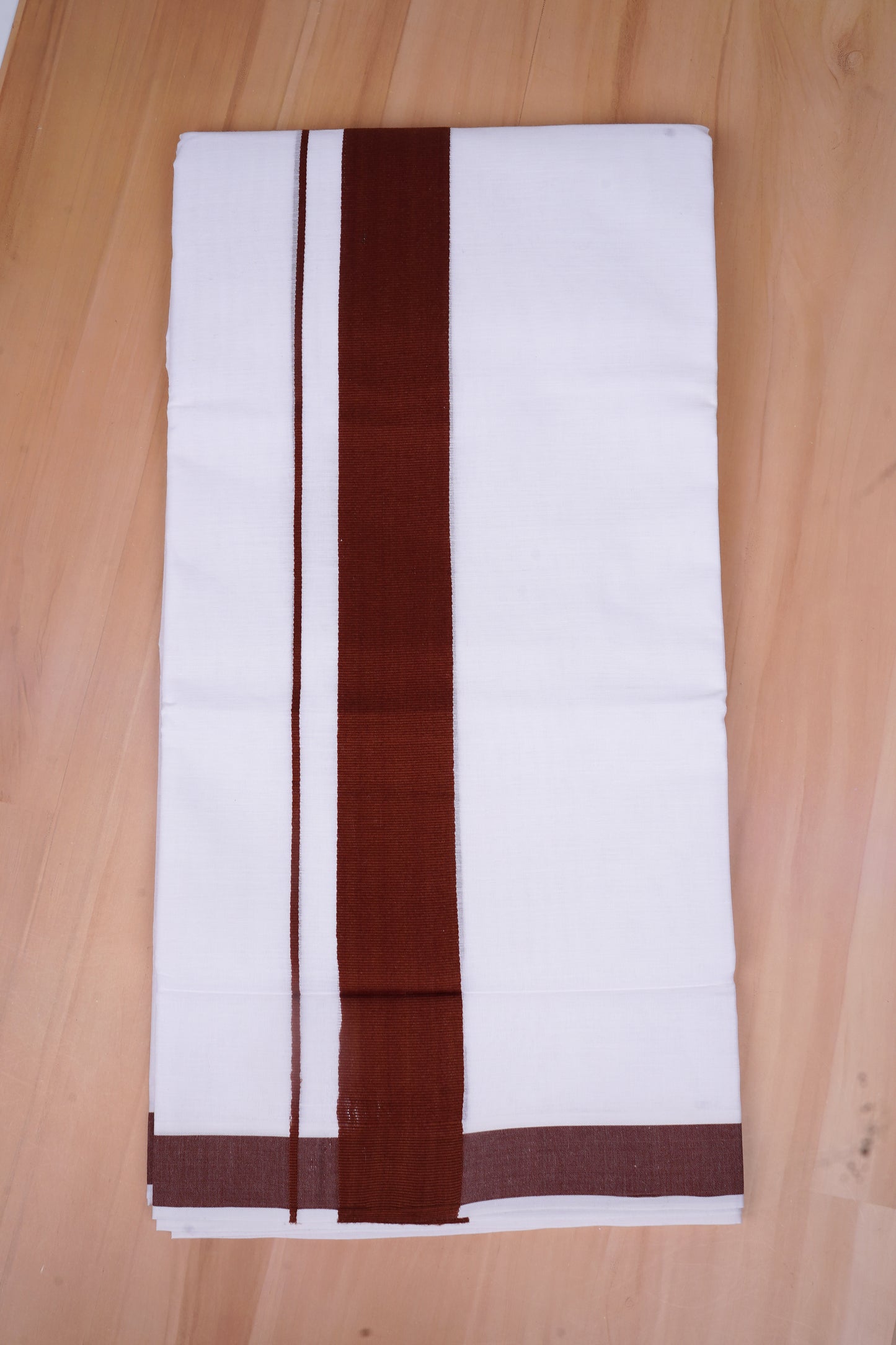 FCD-333 W/D DHOTI 3.80 MTR- Dark Brown