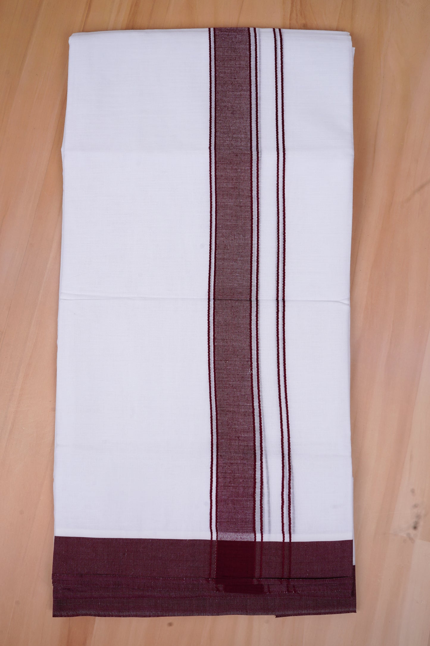 FCD-03 W/D DHOTI 4.00 MTR-Dark Maroon