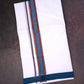 FD-176 W/D DHOTI 3.80 MTR-Dark Blue