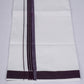 FS-129 W/S DHOTI  1.90 MTR - Dark Violet