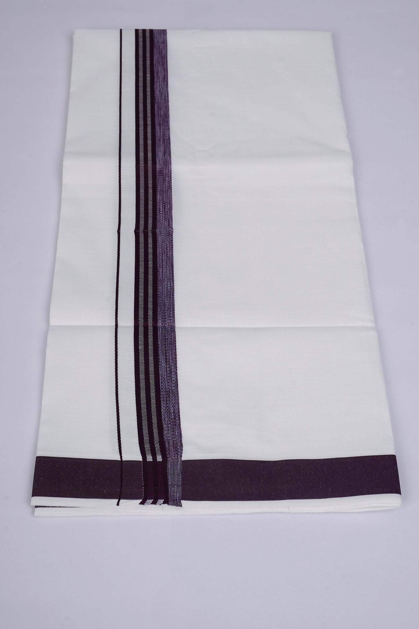 FS-129 W/S DHOTI  1.90 MTR - Dark Violet