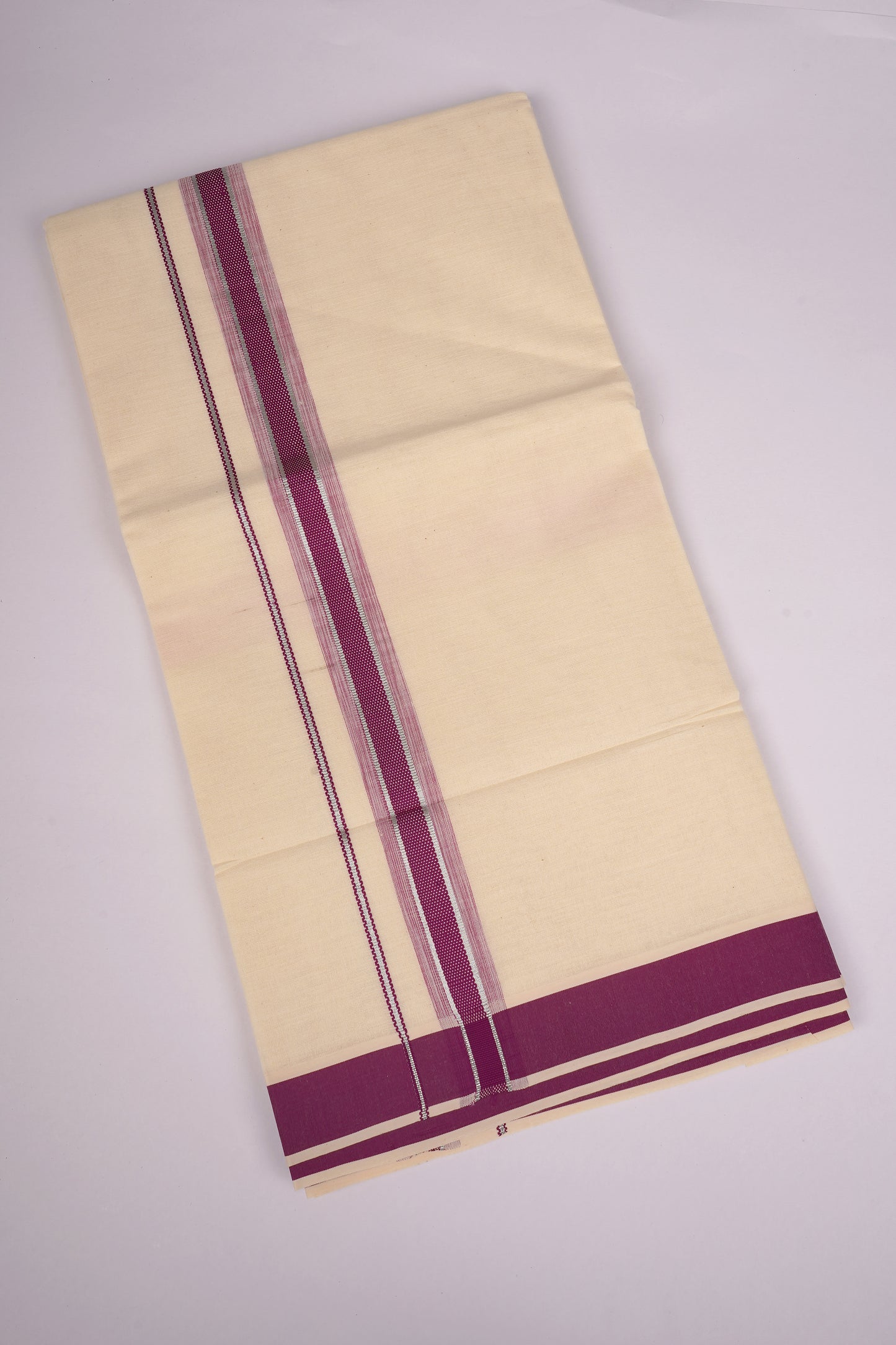 FD-187C C/D DHOTI  3.80 MTR-Violet