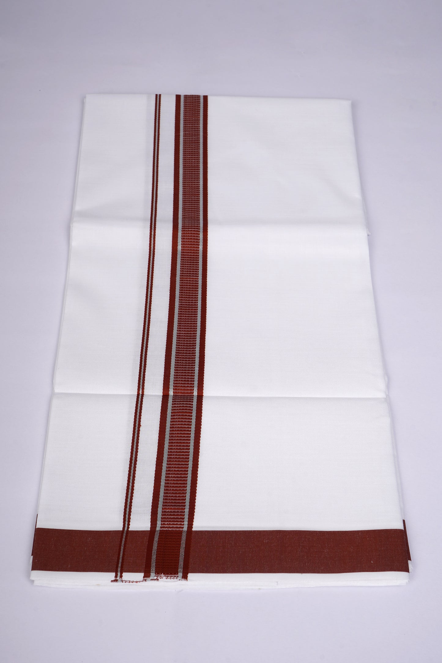 FS-130 W/S DHOTI  1.90 MTR - Dark Brown