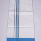 FS-106 W/S DHOTI 2.00 MTR - PEACOCK BLUE