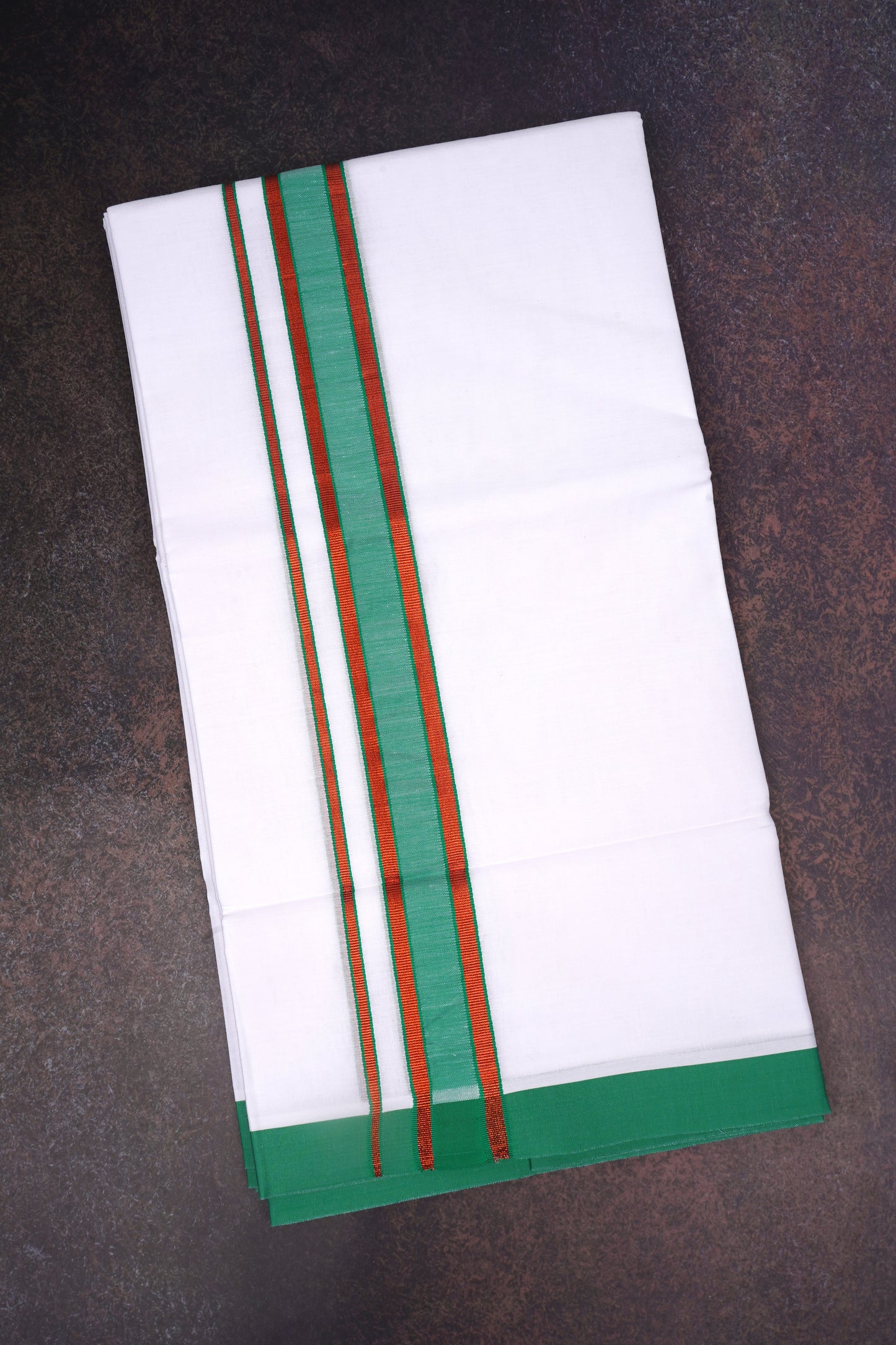FD-176 W/D DHOTI 3.80 MTR-Green