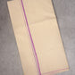 SD-07C CREAM DOUBLE DHOTHIE 3.80 MTR - Pink