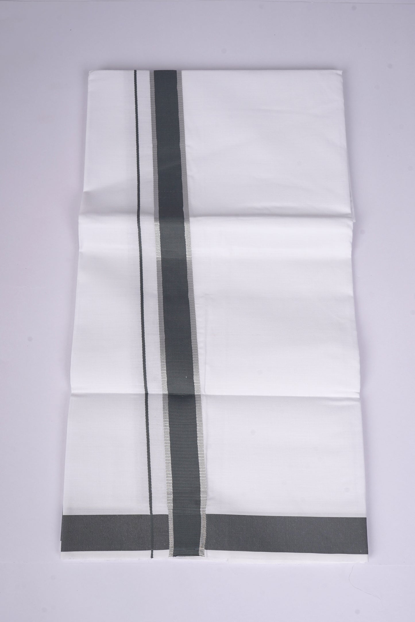 FS-96 W/S DHOTI 2.00 MTR - SILVER GRAY