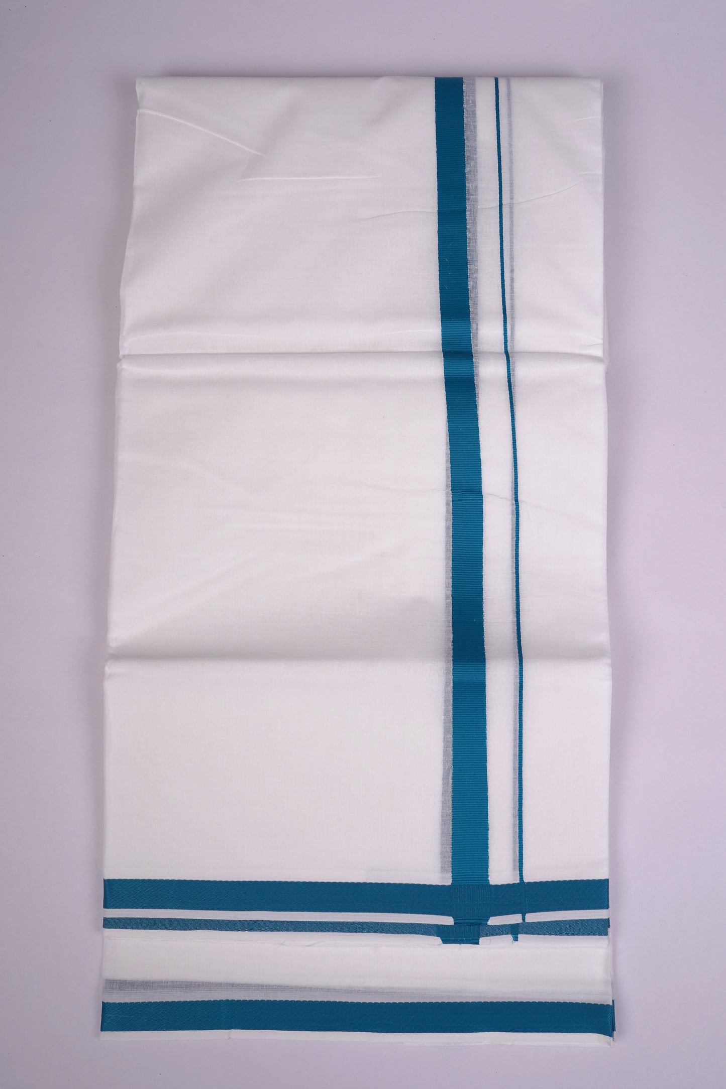 HD-28 W/D DHOTI  3.80 MTR-Ajantha Blue