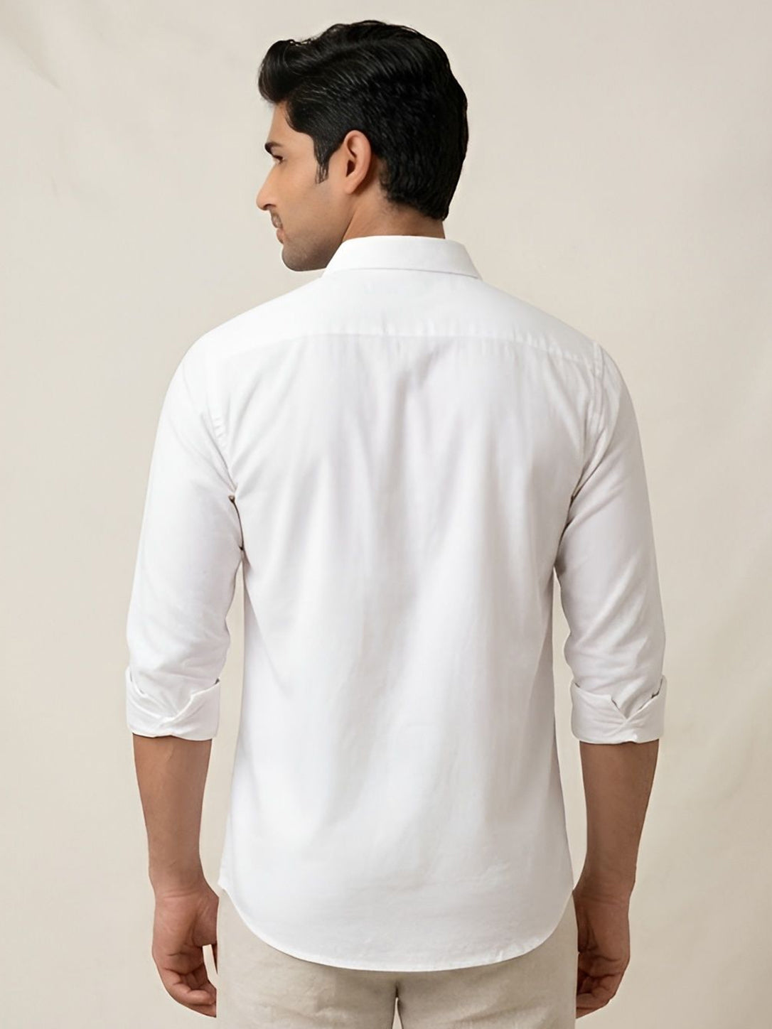 MCR STAIN FREE Full Sleeve Formal White Shirt For Men
