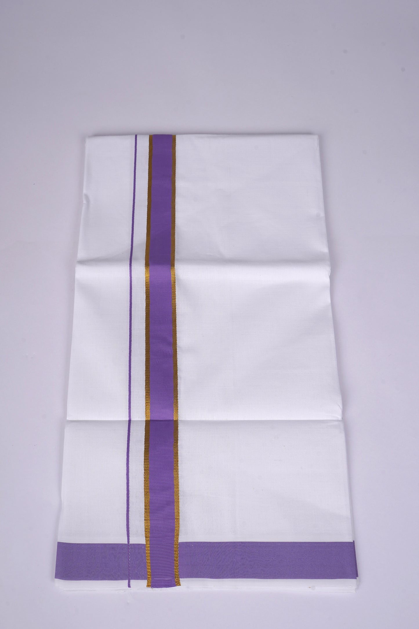 FS-115 W/S DHOTI 2.00 MTR - GOLD VIOLET