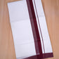 FCD-600 W/D DHOTI 3.80 MTR - Dark maroon