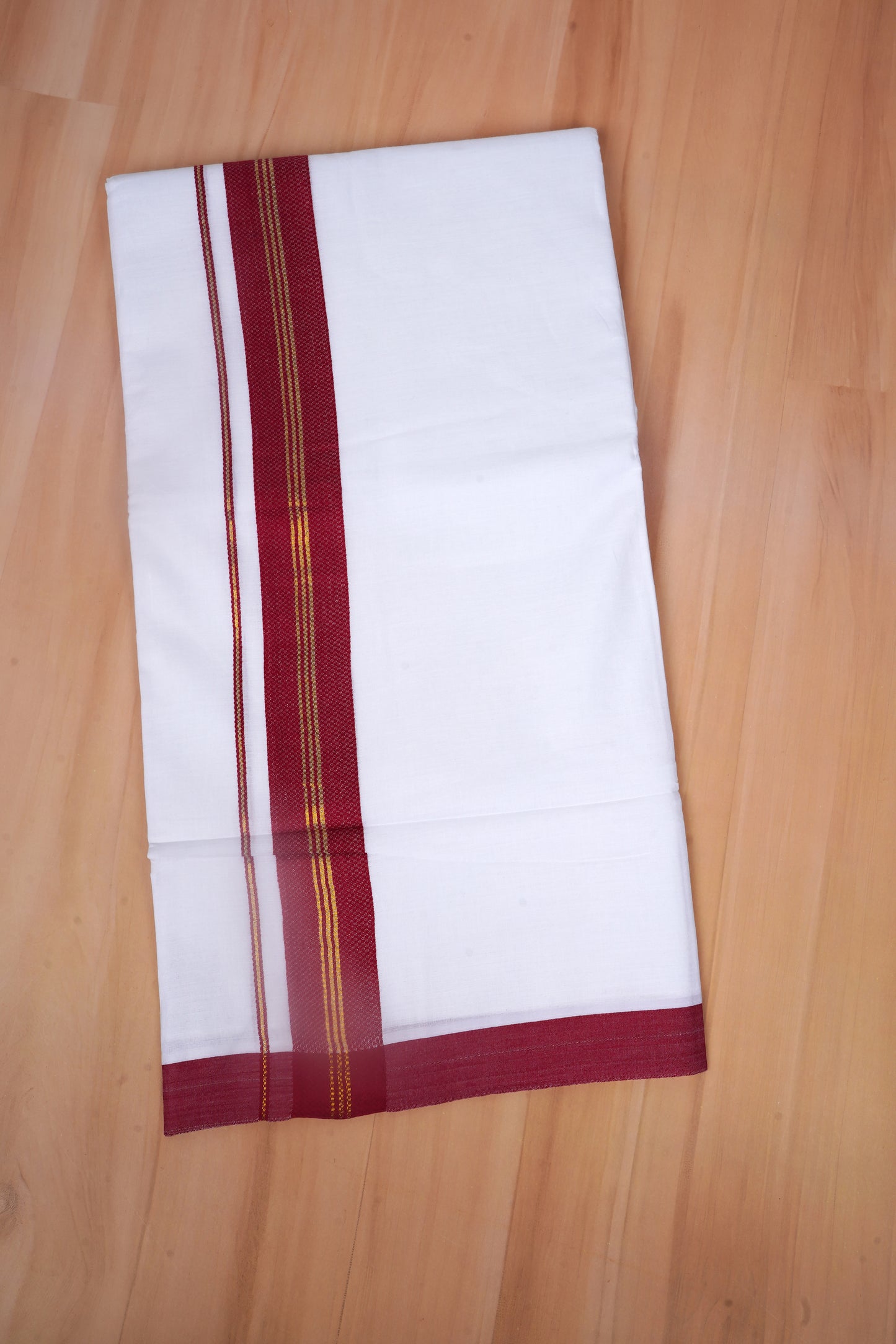 FCD-606 W/D DHOTI 3.80 MTR - Brown