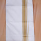 FCD-416 W/D DHOTI 3.80 MTR - Gold Yellow