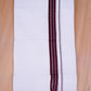 FCD-502 W/D DHOTI 3.80 MTR-Maroon