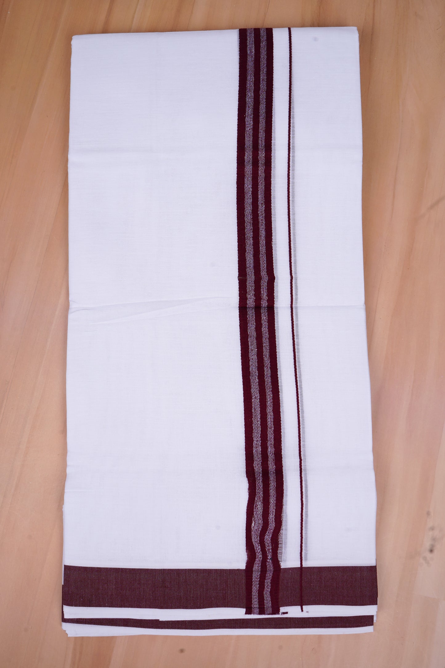 FCD-502 W/D DHOTI 3.80 MTR-Maroon
