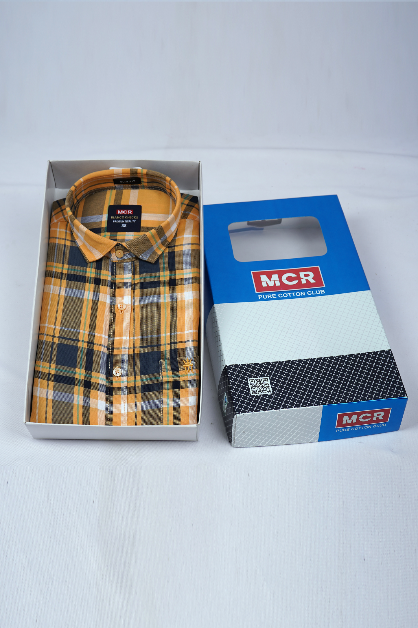 MCR BIANCO CHECKS 91006 Full Sleeve Formal Color Shirt For Men