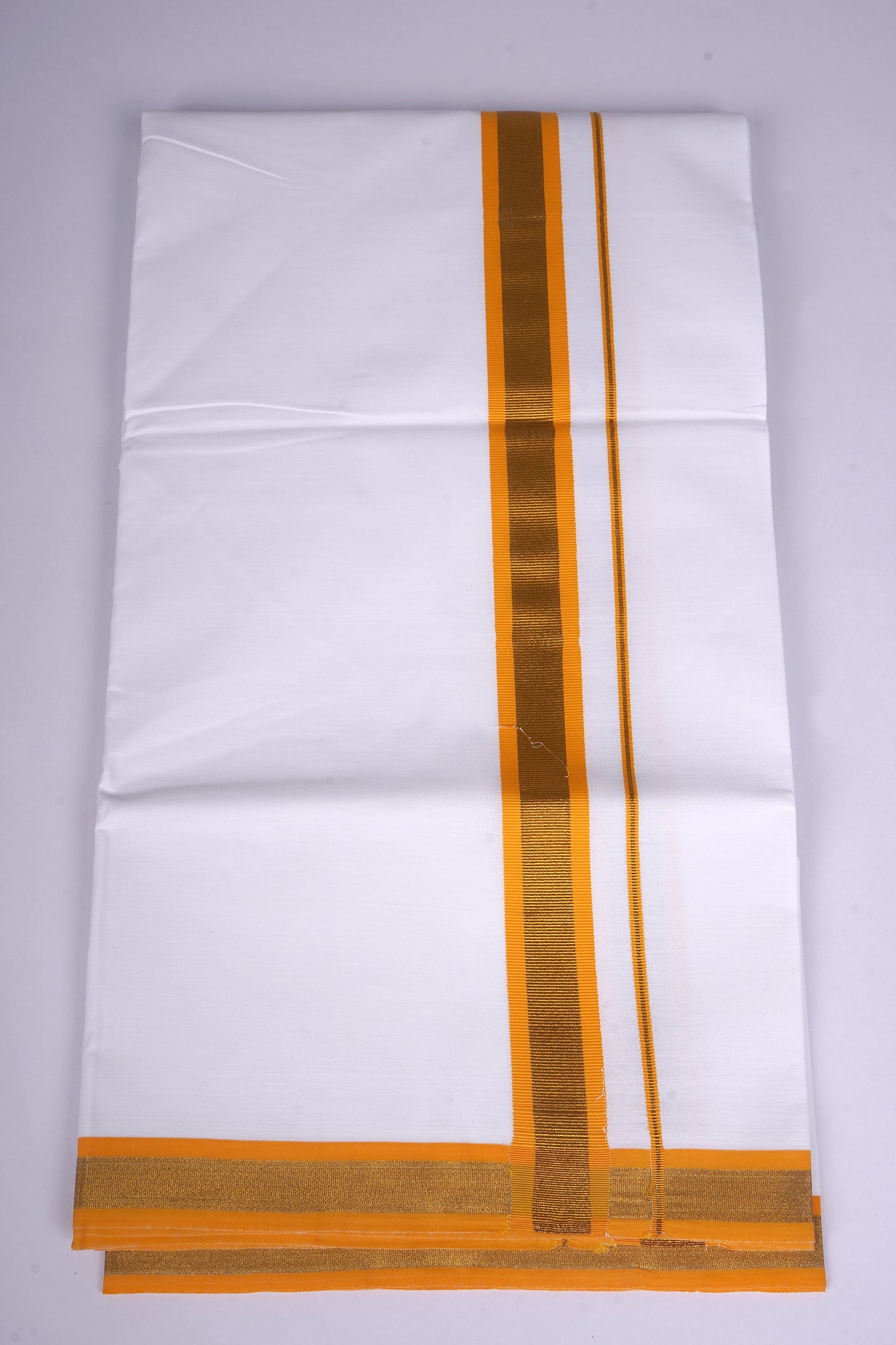 FS-103 W/S DHOTI 2.00 MTR - GOLD ORANGE