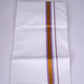 FS-103 W/S DHOTI 2.00 MTR - GOLD LIGHT VIOLET