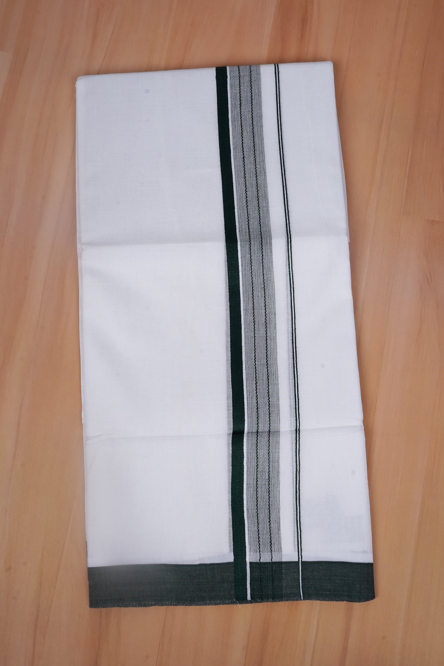 FCD-585 W/D DHOTI 3.80 MTR - Dark Green