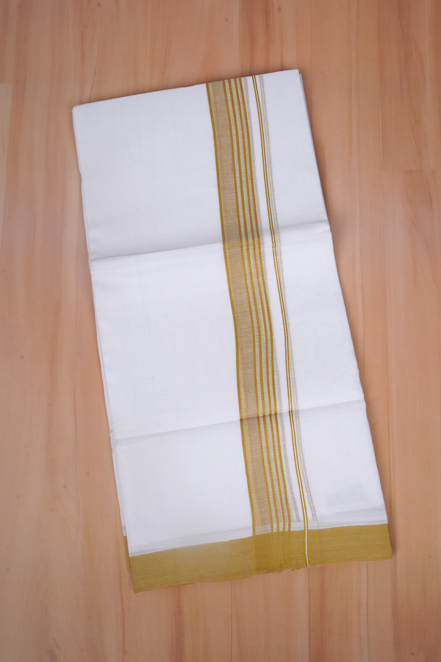 FCD-580 W/D DHOTI 3.80 MTR - Gold Yellow