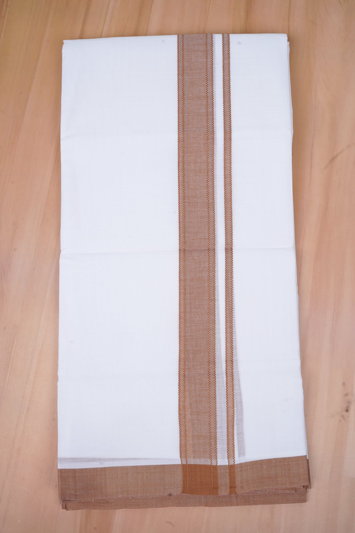 425FD-02 W/D DHOTI 4.25 MTR- Light Brown