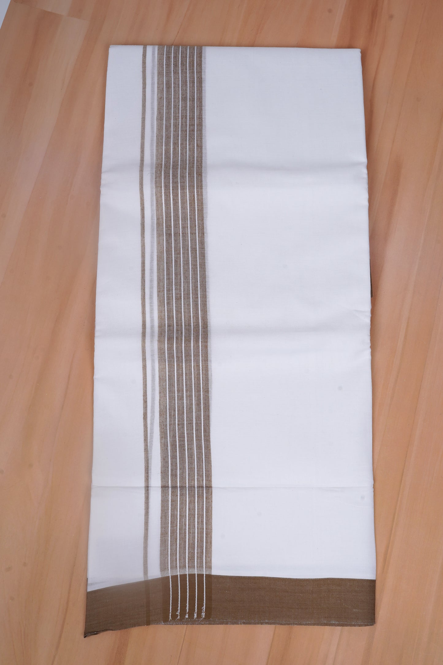 FCD-610 W/D DHOTI 3.80 MTR - L Brown