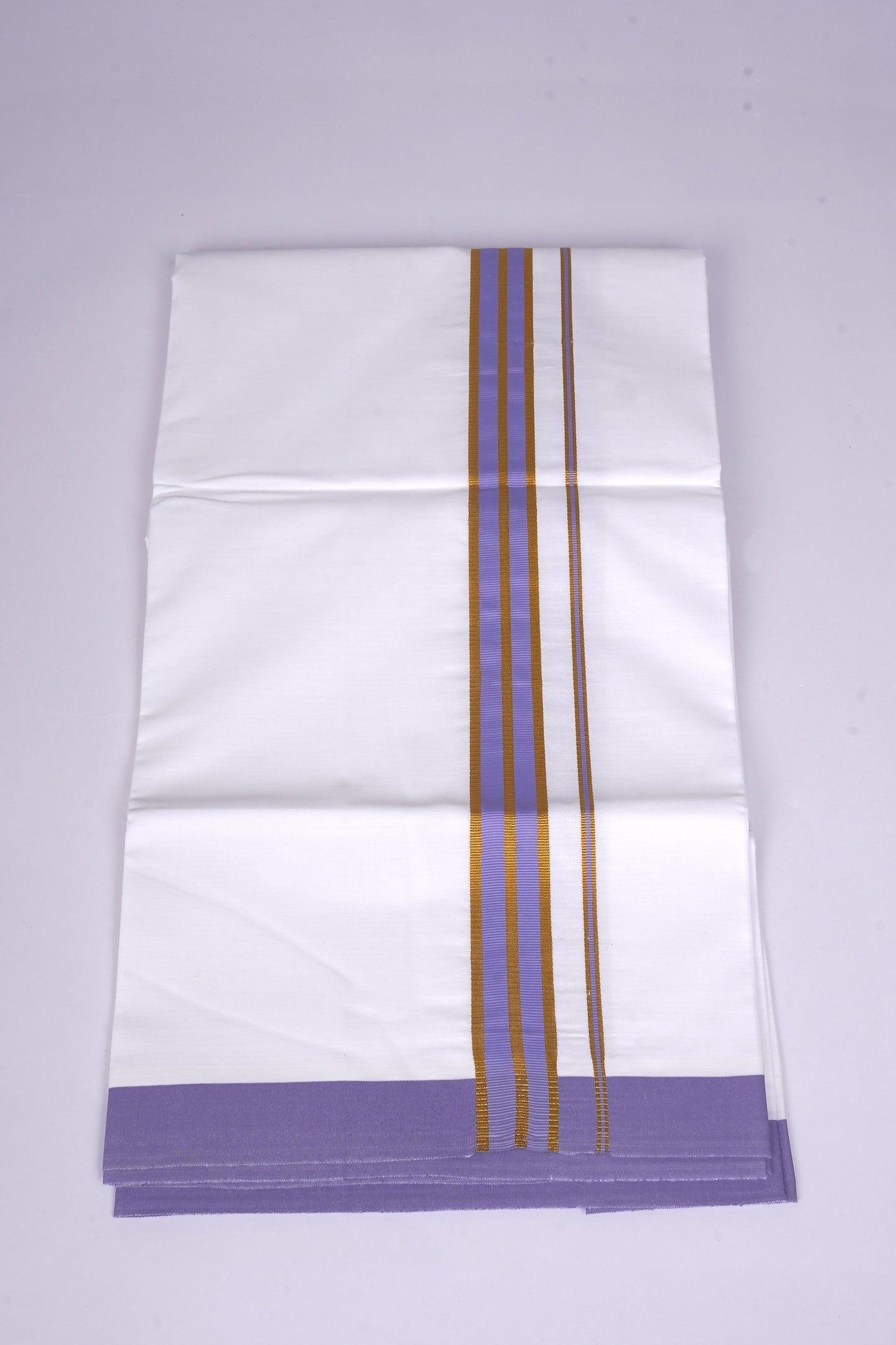 FS-107 W/S DHOTI 2.00 MTR - GOLD VIOLET