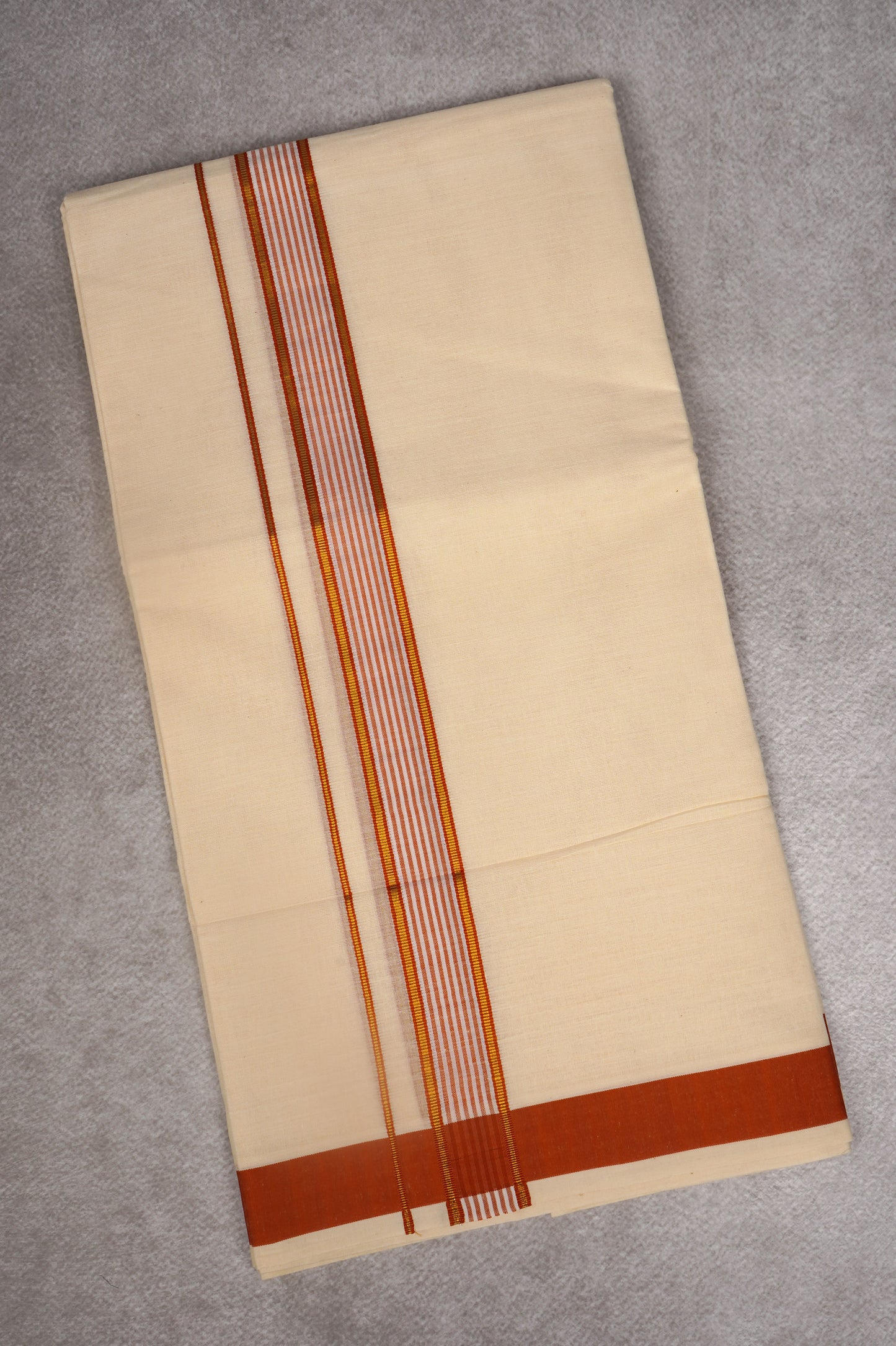 FD-186C C/D DHOTI  3.80 MTR-Light Orange