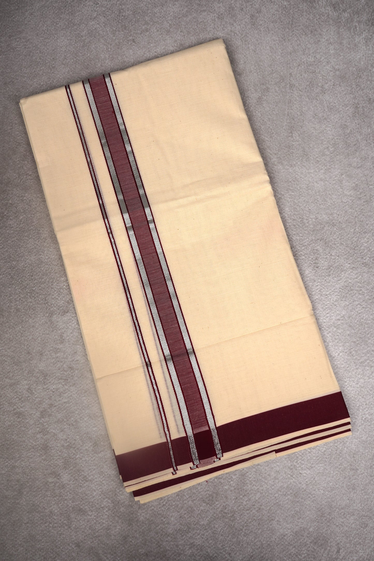 FD-178C C/D DHOTI  3.80 MTR-Dark Brown